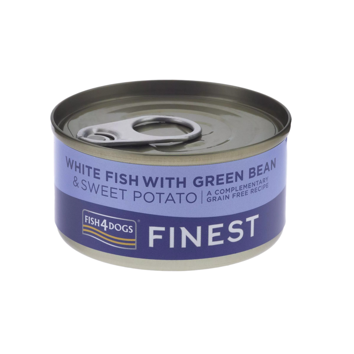 Fish4Dogs Konzerva bijela riba, batat i mahune 85g