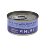 Fish4Dogs Konzerva bijela riba, batat i mahune 85g