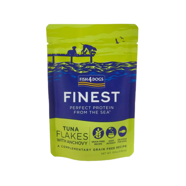 Fish4Dogs Flakes tuna s inćunima 100g