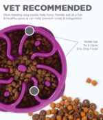 Outward hound nina ottoson Posuda za sporo hranjenje Flower Fun Feeder Dog Bowl Slow Feeder 2