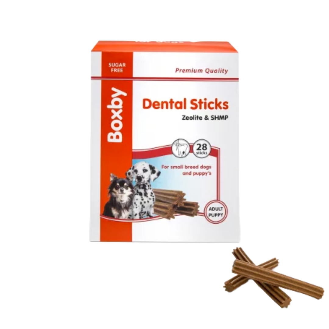 Boxby Poslastica za pse Puppy & Adult Small Dental Sticks 320g