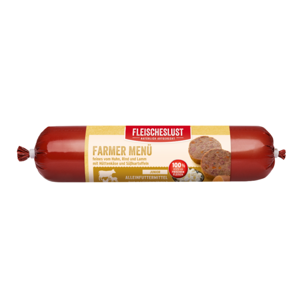 Junior Farmer menu kobasica 400g Meat Love hrana za pse