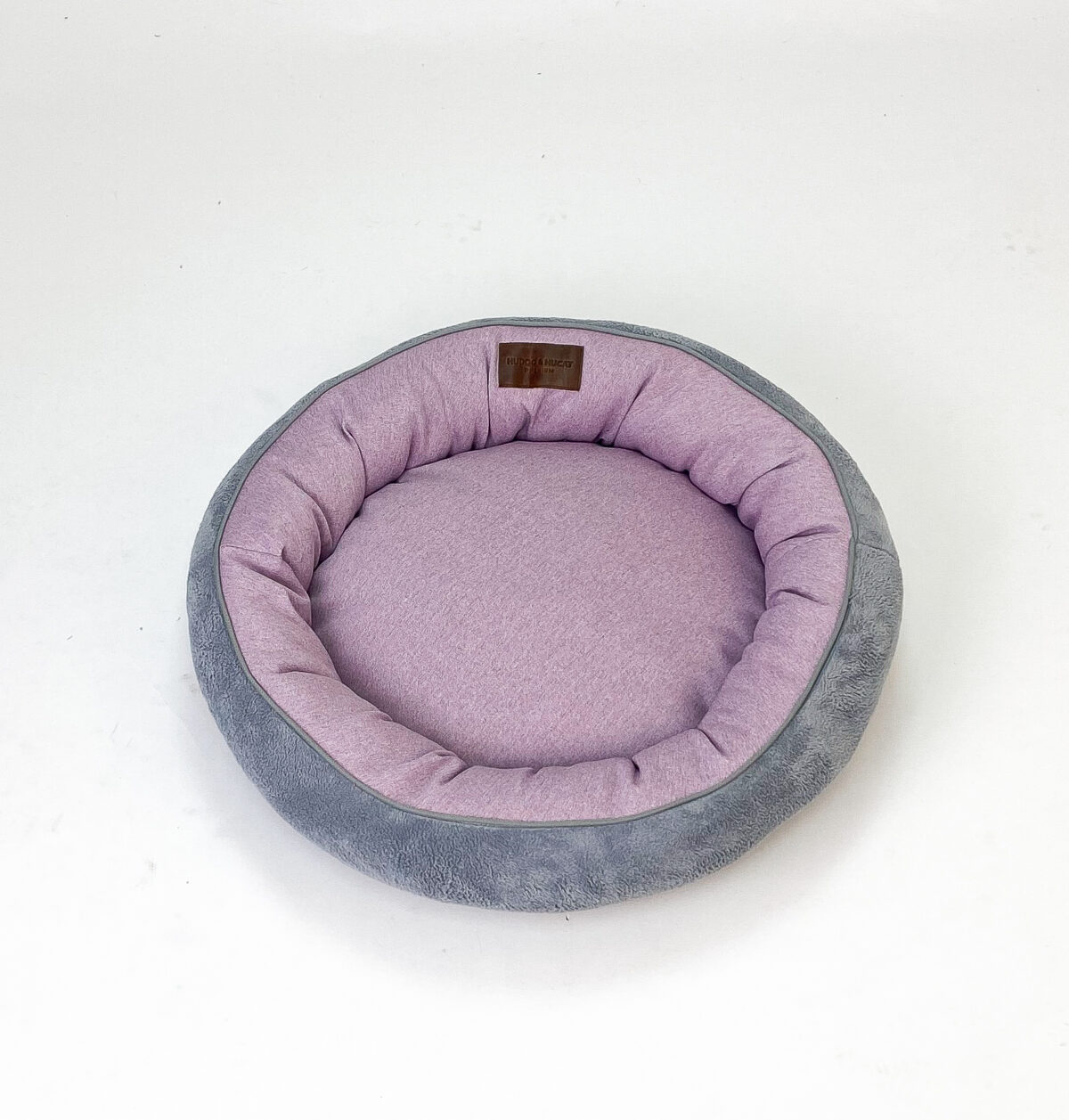 Premium Krevet Kadica Krug - dvostrani M višebojni rozo sivi