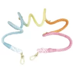 Croci povodac za pse, izrađen od pletene užadi s metalnim omčama