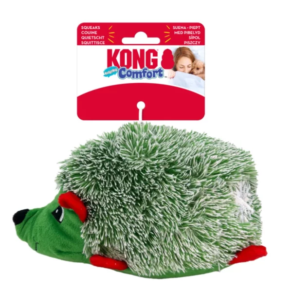 KONG Holiday plišani jež za pse u crveno-zelenoj boji