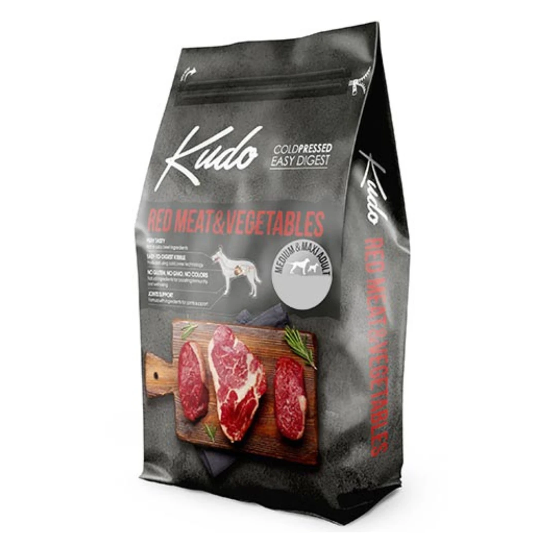 Pakiranje Kudo Red Meat & Vegetables Adult Medium & Maxi hranu za pse