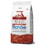 Pakiranje Monge Natural Superpremium suhe hrane za pse s janjetinom, rižom i krumpirom.