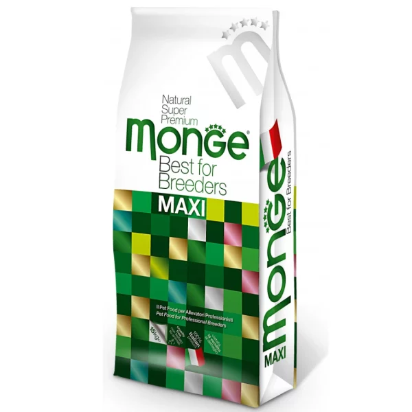 Pakiranje Monge Maxi Puppy & Junior suhe hrane za štence velikih pasmina s piletinom