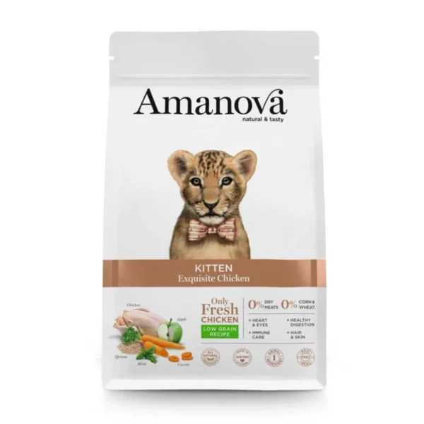 Pakiranje hrane Amanova Kitten Exquisite Chicken za mačiće