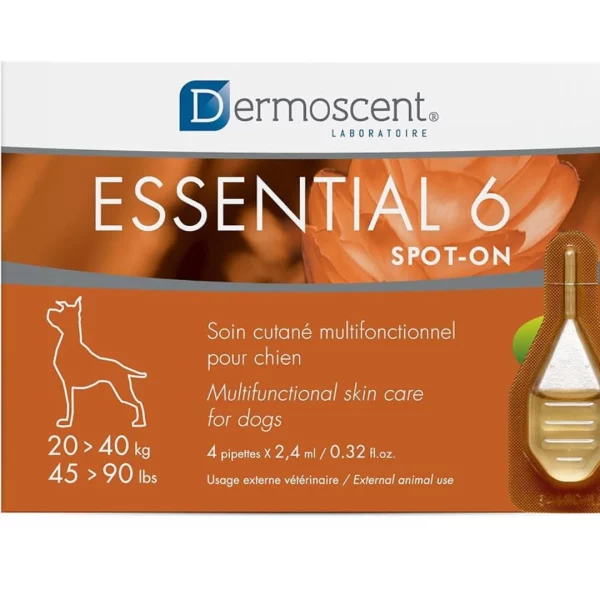Ambalaža Dermoscent Essential 6 Spot-On za pse 20–40 kg