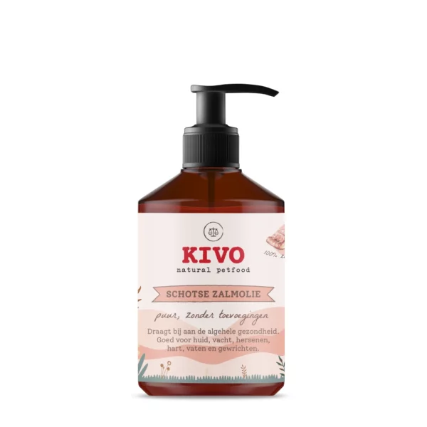 Kivo lososovo ulje za pse i mačke 500 ml s pumpicom