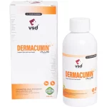 Dermacumin Plus sirup za pse i mačke u bočici od 100 ml s ambalažom