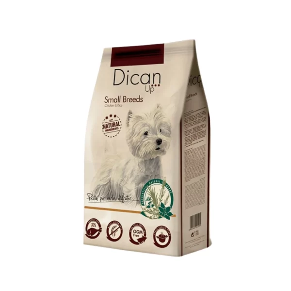Vreća Dican Up Small Breeds suhe hrane za pse malih pasmina s piletinom i rižom