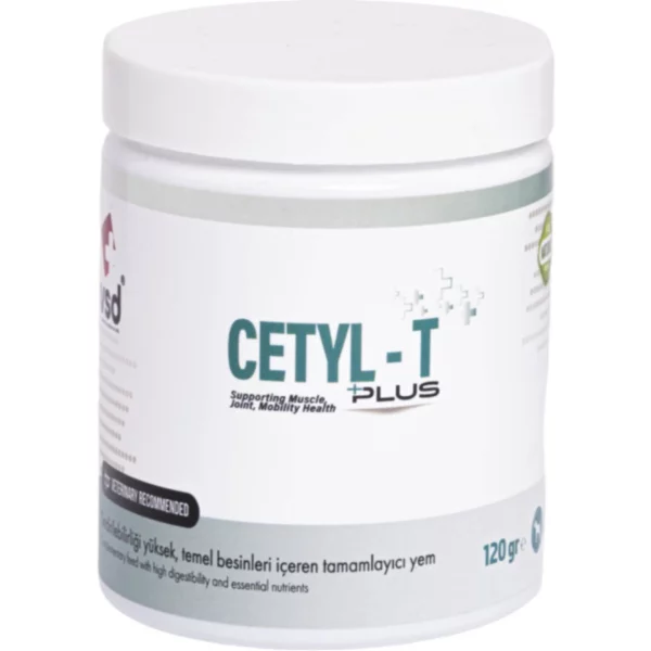 Plastična ambalaža dodatka za zglobove za pse i mačke Cetyl-T Plus, 120 g