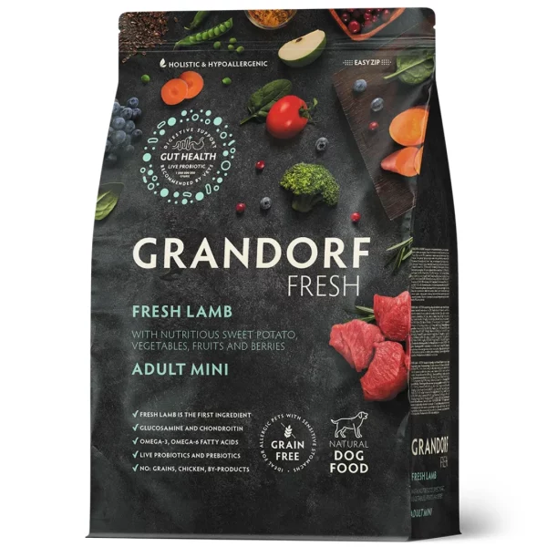 Grandorf Fresh Mini janjetina i batat – suha hrana bez žitarica za male pse
